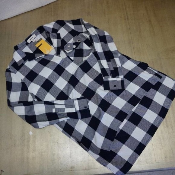 Jak & Rae plaid tunic with grommet pocket small - Picture 4 of 8